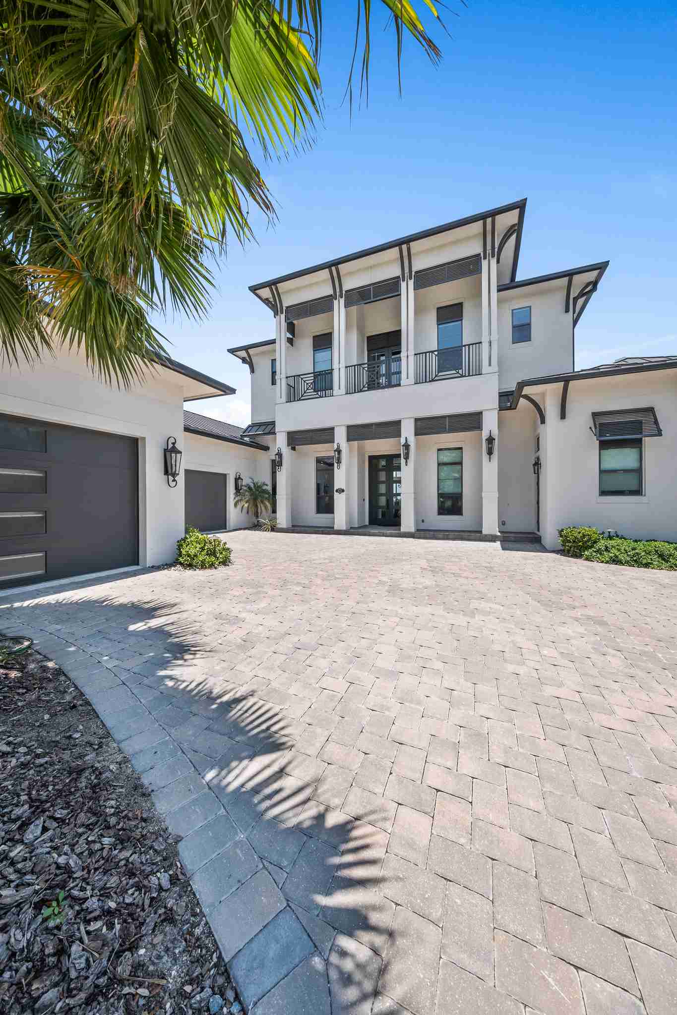 Exterior of a modern Florida home
