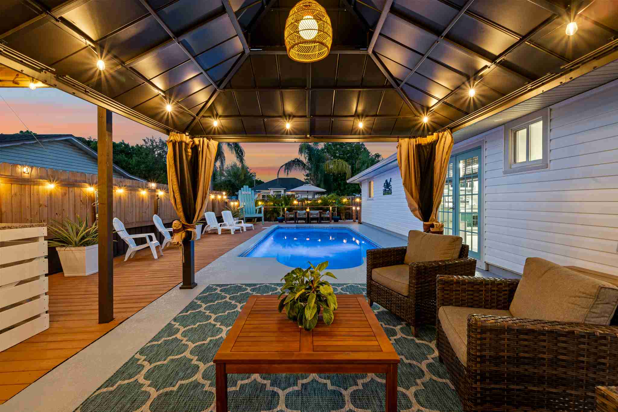Twilight Photography of a home in Florida